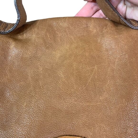 Fossil Vintage Reissue Light Brown Leather Messenger Bag‎ - Picture 4 of 15
